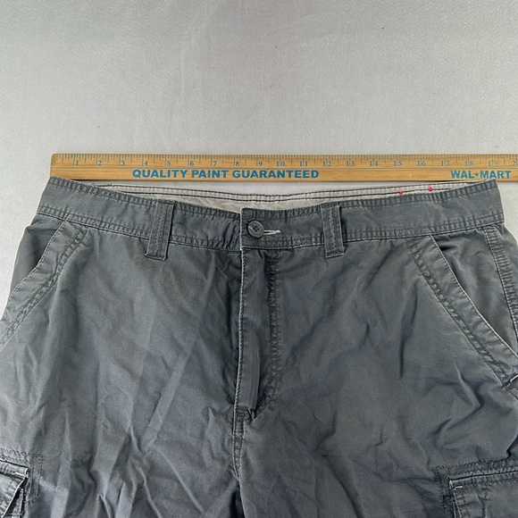 Junction West Cargo Shorts Gray Mens Size 38 - Picture 5 of 7